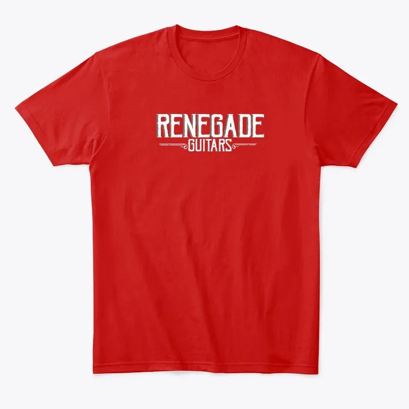 Renegade Guitars T-Shirt White Logo