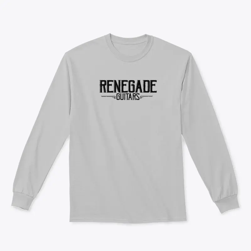 Renegade Guitars Long Sleeve Black Logo